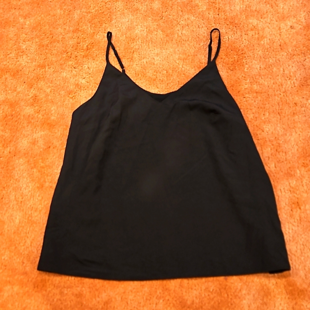 A New Day Size S Loose Black Tank